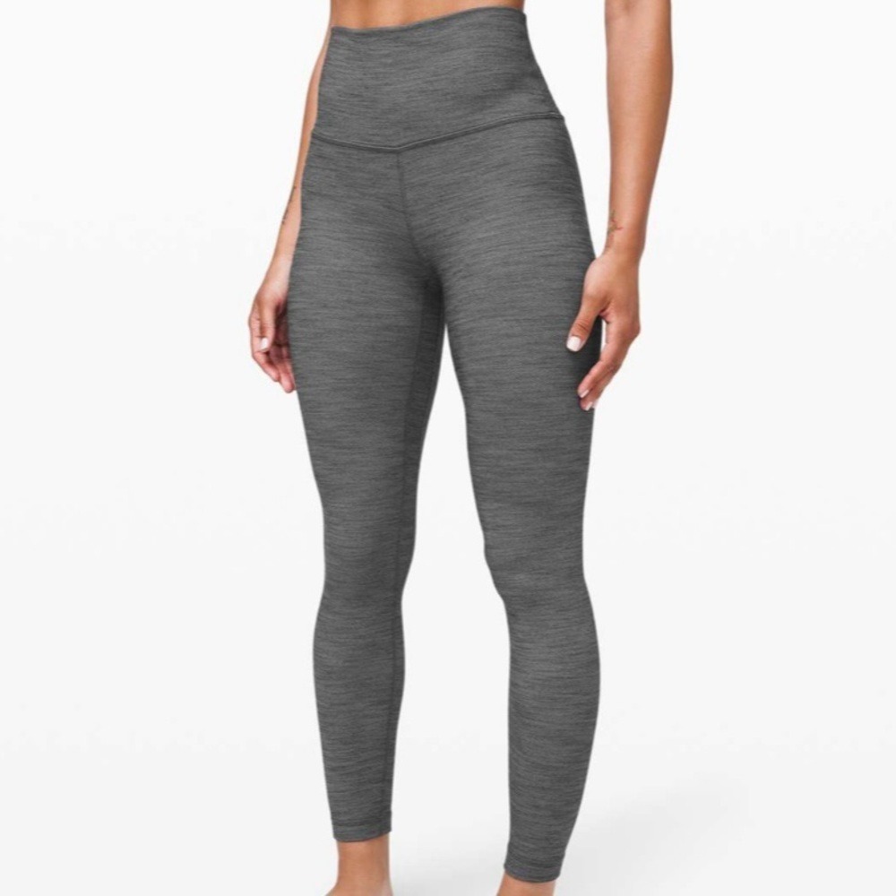 LULULEMON Mini Heathered‎ Herringbone Align Pant II 25" Active Leggings Size 4